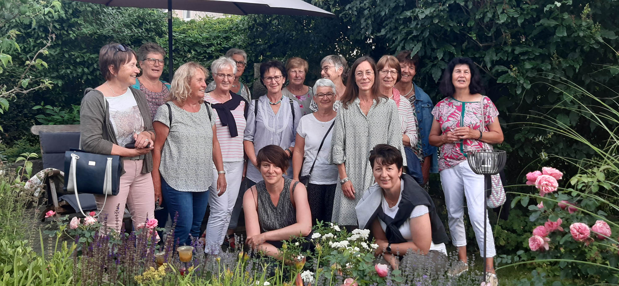 Besuch Garten Wangen Gruppenbild